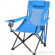 Ozark Trail Oversized Mesh Lounge Camping Chair with Cup Holders 553681026